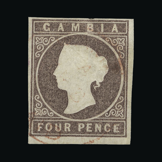 Lot 10614 - gambia 1874 - UPA UPA Auction UPA 93 Lot 10614 - gambia 1874 - UPA UPA Auction UPA 93