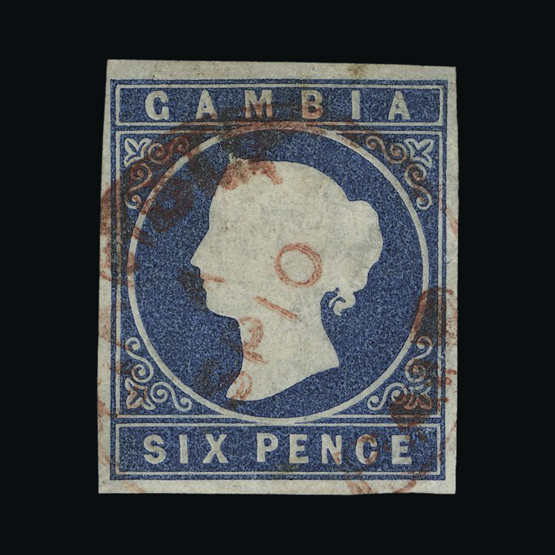 Lot 10618 - gambia 1874 - UPA UPA Auction UPA 93 Lot 10618 - gambia 1874 - UPA UPA Auction UPA 93