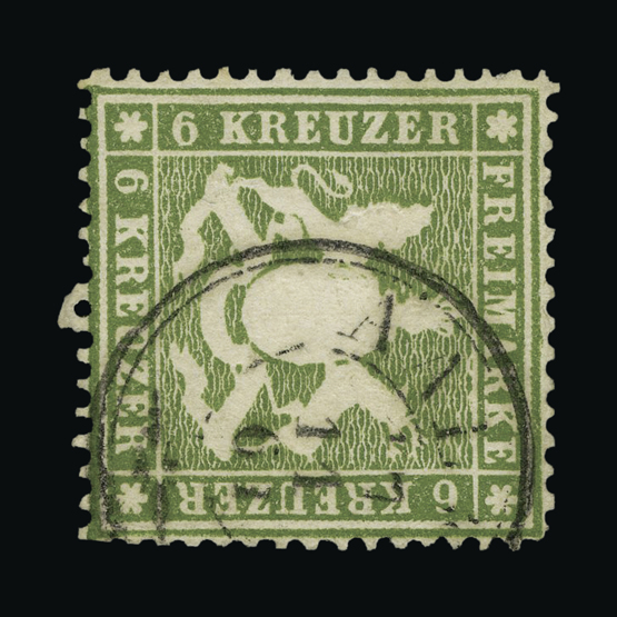 Lot 10885 - GERMAN STATES - WURTTEMBERG 1859 - UPA UPA Auction UPA 93 Lot 10885 - GERMAN STATES - WURTTEMBERG 1859 - UPA UPA Auction UPA 93