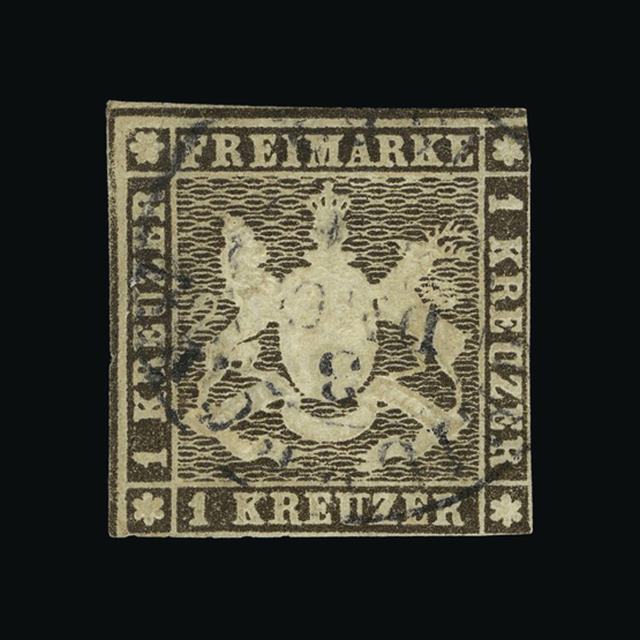 Lot 10886 - GERMAN STATES - WURTTEMBERG 1859-62 - UPA UPA Auction UPA 93 Lot 10886 - GERMAN STATES - WURTTEMBERG 1859-62 - UPA UPA Auction UPA 93