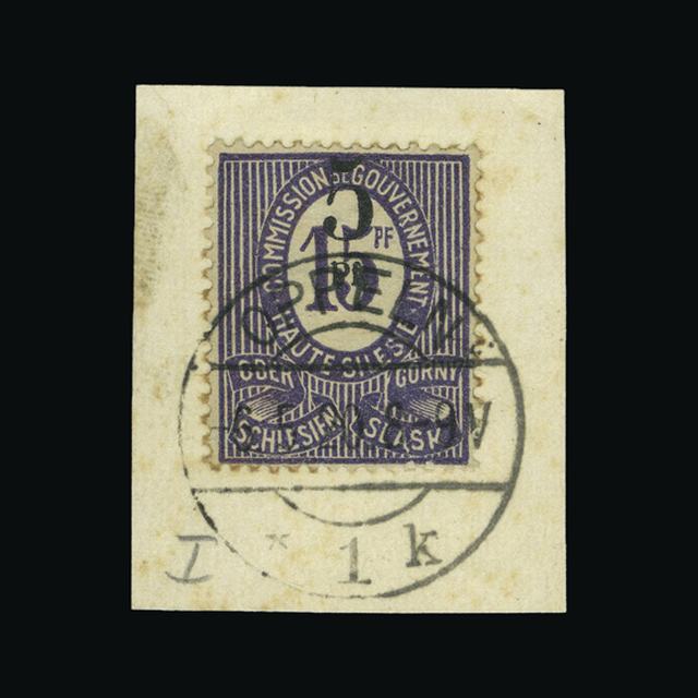 Lot 11197 - GERMANY - UPPER SILESIA 1920 -  UPA UPA Auction UPA 93