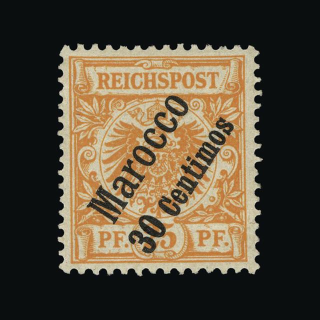 Lot 11252 - germany - post offices in morocco 1899 - UPA UPA Auction UPA 93 Lot 11252 - germany - post offices in morocco 1899 - UPA UPA Auction UPA 93