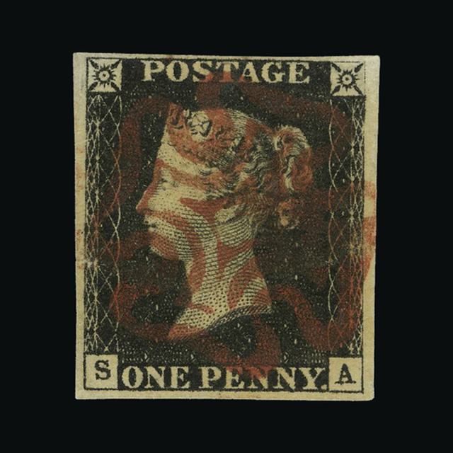 Lot 12553 - Great Britain - QV (line engraved) 1840 - UPA UPA Auction UPA 93 Lot 12553 - Great Britain - QV (line engraved) 1840 - UPA UPA Auction UPA 93