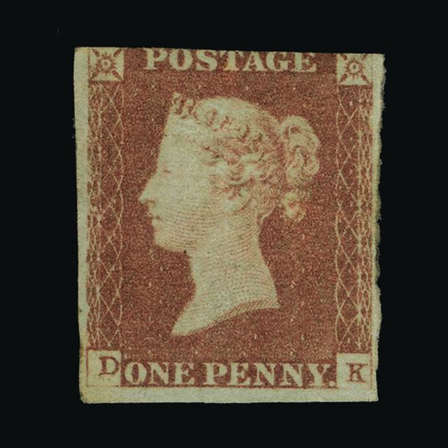 Lot 13053 - Great Britain - QV (line engraved) - Imperforate 1d Red Plated 1848 - UPA UPA Auction UPA 93 Lot 13053 - Great Britain - QV (line engraved) - Imperforate 1d Red Plated 1848 - UPA UPA Auction UPA 93