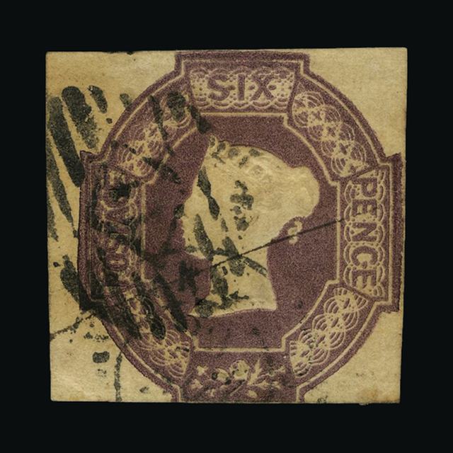 Lot 13067 - Great Britain - QV (embossed) 1847 - UPA UPA Auction UPA 93 Lot 13067 - Great Britain - QV (embossed) 1847 - UPA UPA Auction UPA 93