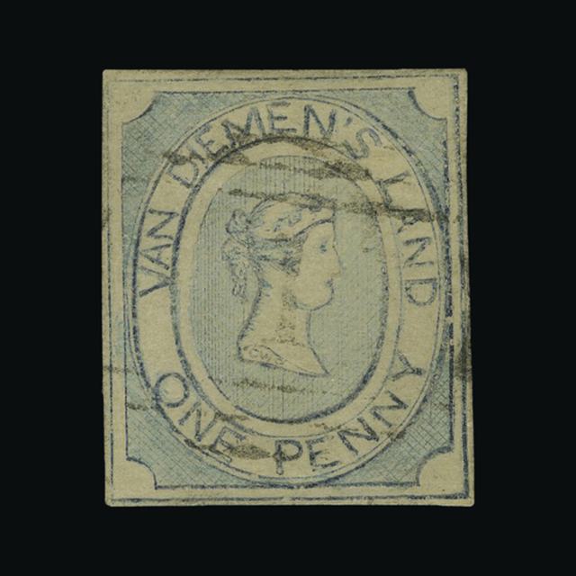 Lot 1687 - Australia - States - Tasmania 1853 - UPA UPA Auction UPA 93 Lot 1687 - Australia - States - Tasmania 1853 - UPA UPA Auction UPA 93