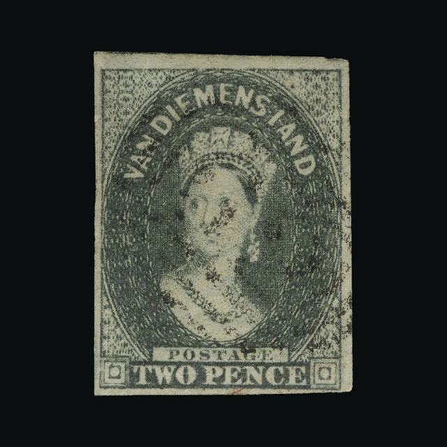 Lot 1688 - Australia - States - Tasmania 1857 - UPA UPA Auction UPA 93 Lot 1688 - Australia - States - Tasmania 1857 - UPA UPA Auction UPA 93