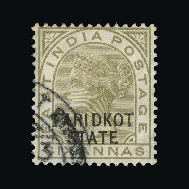 Lot 17865 - India - States - Faridkot 1887-1900 -  UPA UPA Auction UPA 93