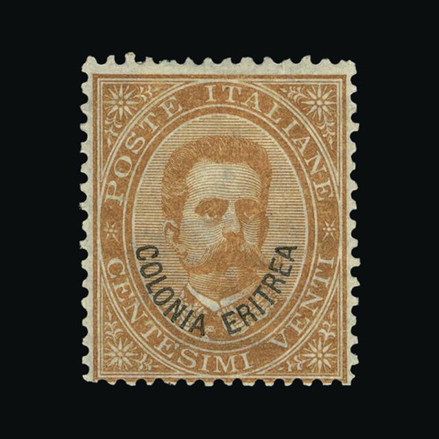 Lot 18493 - Italy - Colonies - Eritrea 1893 - UPA UPA Auction UPA 93 Lot 18493 - Italy - Colonies - Eritrea 1893 - UPA UPA Auction UPA 93