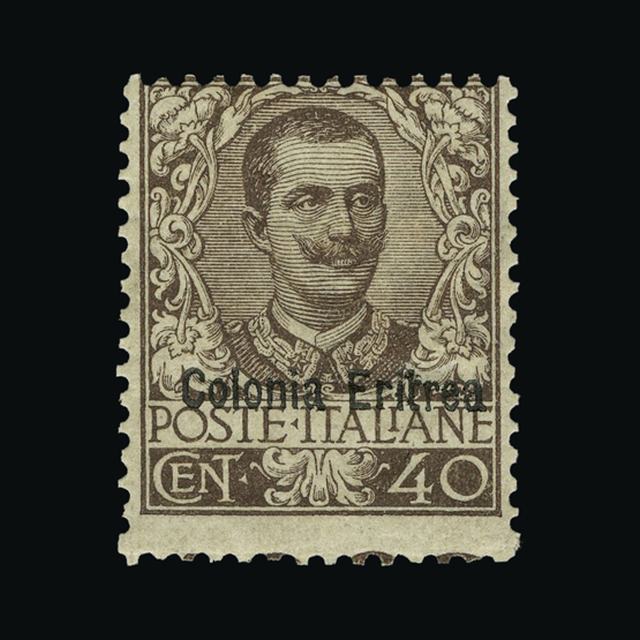 Lot 18500 - Italy - Colonies - Eritrea 1903 - UPA UPA Auction UPA 93 Lot 18500 - Italy - Colonies - Eritrea 1903 - UPA UPA Auction UPA 93