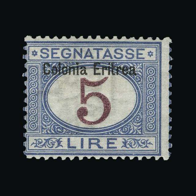 Lot 18503 - Italy - Colonies - Eritrea 1903 - UPA UPA Auction UPA 93 Lot 18503 - Italy - Colonies - Eritrea 1903 - UPA UPA Auction UPA 93