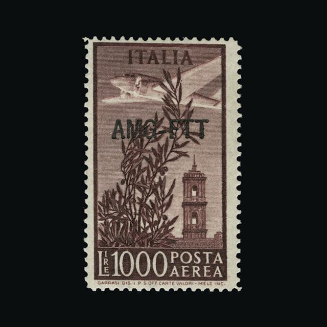 Lot 18635 - Italy - Colonies - Trieste 1952 - UPA UPA Auction UPA 93 Lot 18635 - Italy - Colonies - Trieste 1952 - UPA UPA Auction UPA 93