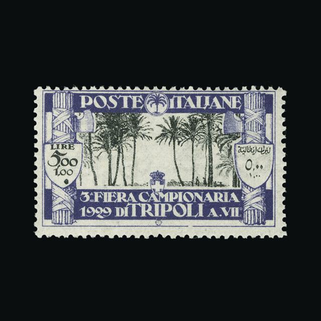 Lot 18667 - Italy - Colonies - Tripolitania 1929 - UPA UPA Auction UPA 93 Lot 18667 - Italy - Colonies - Tripolitania 1929 - UPA UPA Auction UPA 93