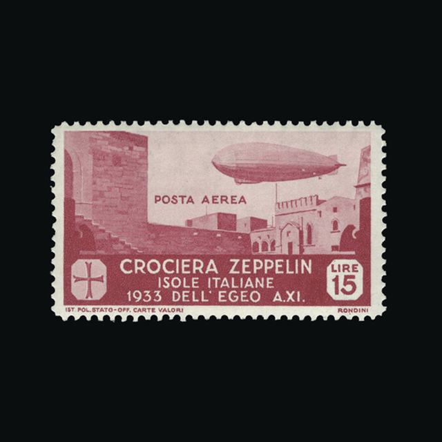 Lot 18736 - Italy - Occupation of Dodecanese Islands 1933 - UPA UPA Auction UPA 93 Lot 18736 - Italy - Occupation of Dodecanese Islands 1933 - UPA UPA Auction UPA 93