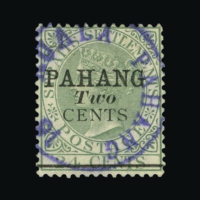 Lot 21043 - Malaya - Pahang 1891 - UPA UPA Auction UPA 93 Lot 21043 - Malaya - Pahang 1891 - UPA UPA Auction UPA 93
