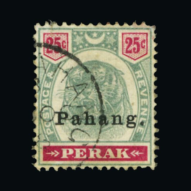 Lot 21057 - Malaya - Pahang 1898 - UPA UPA Auction UPA 93 Lot 21057 - Malaya - Pahang 1898 - UPA UPA Auction UPA 93