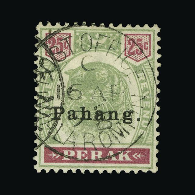 Lot 21058 - Malaya - Pahang 1898 - UPA UPA Auction UPA 93 Lot 21058 - Malaya - Pahang 1898 - UPA UPA Auction UPA 93