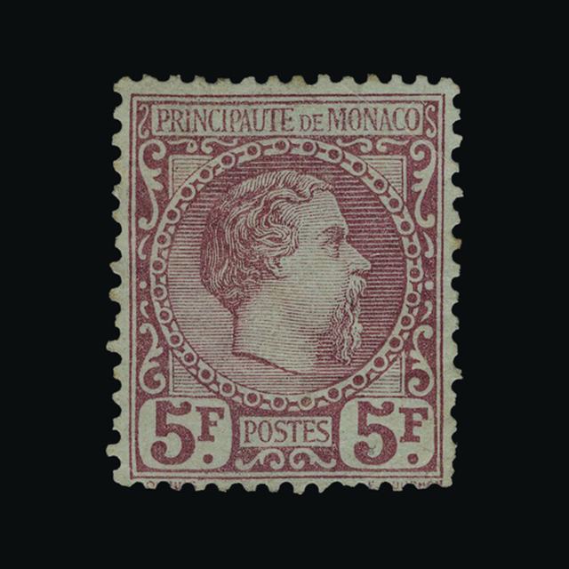 Lot 22621 - Monaco 1885 -  UPA UPA Auction UPA 93