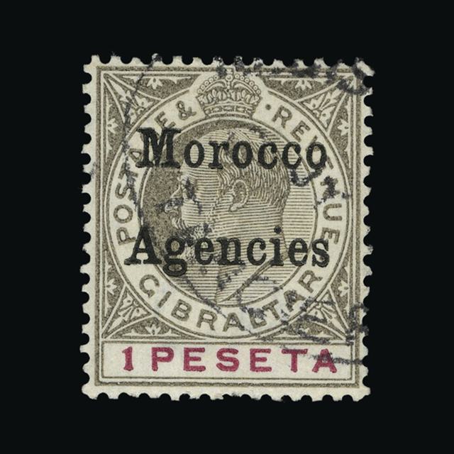 Lot 23204 - Morocco Agencies - Gibraltar Period 1905 - UPA UPA Auction UPA 93 Lot 23204 - Morocco Agencies - Gibraltar Period 1905 - UPA UPA Auction UPA 93