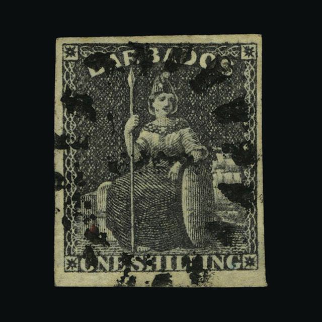 Lot 2408 - barbados 1858 -  UPA UPA Auction UPA 93
