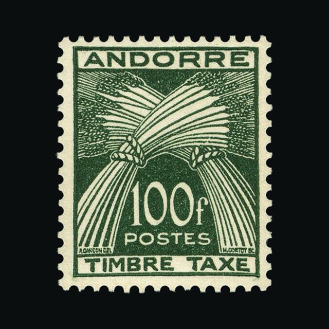 Lot 280 - Andorra - French Post Offices 1946-59 - UPA UPA Auction UPA 93 Lot 280 - Andorra - French Post Offices 1946-59 - UPA UPA Auction UPA 93
