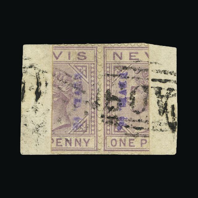 Lot 29537 - St. Kitts and Nevis - Nevis 1862-90 - UPA UPA Auction UPA 93 Lot 29537 - St. Kitts and Nevis - Nevis 1862-90 - UPA UPA Auction UPA 93