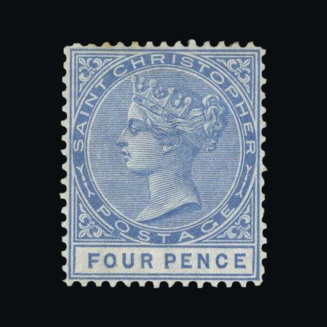 Lot 29580 - St. Kitts and Nevis - St. Christopher 1870-82 - UPA UPA Auction UPA 93 Lot 29580 - St. Kitts and Nevis - St. Christopher 1870-82 - UPA UPA Auction UPA 93