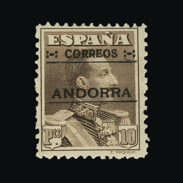 Lot 303 - Andorra - Spanish Post Offices 1928 - UPA UPA Auction UPA 93 Lot 303 - Andorra - Spanish Post Offices 1928 - UPA UPA Auction UPA 93