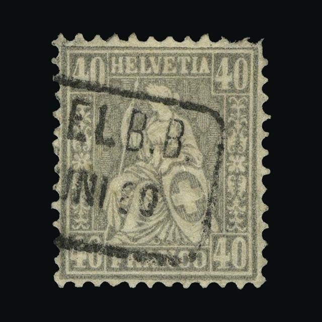 Lot 30309 - Switzerland 1867-78 -  UPA UPA Auction UPA 93