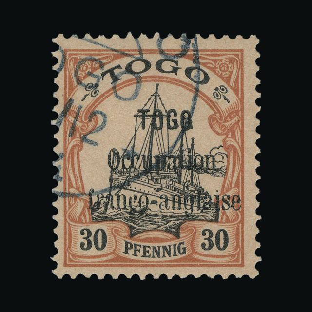 Lot 30463 - Togo - Anglo-French Occupation 1914 - UPA UPA Auction UPA 93 Lot 30463 - Togo - Anglo-French Occupation 1914 - UPA UPA Auction UPA 93
