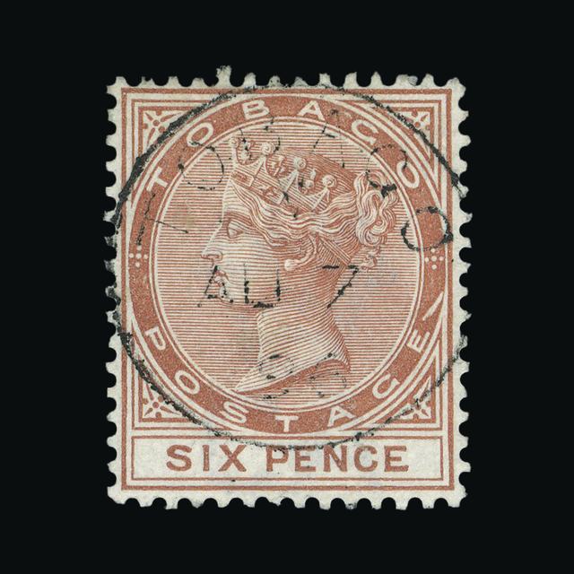 Lot 30806 - Trinidad and Tobago - Tobago 1886 - UPA UPA Auction UPA 93 Lot 30806 - Trinidad and Tobago - Tobago 1886 - UPA UPA Auction UPA 93