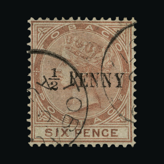 Lot 30809 - Trinidad and Tobago - Tobago 1887 - UPA UPA Auction UPA 93 Lot 30809 - Trinidad and Tobago - Tobago 1887 - UPA UPA Auction UPA 93