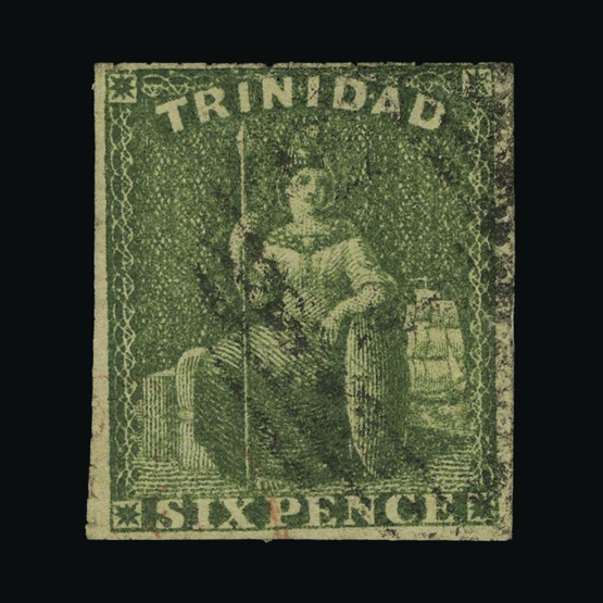 Lot 30827 - Trinidad and Tobago - Trinidad 1859 -  UPA UPA Auction UPA 93