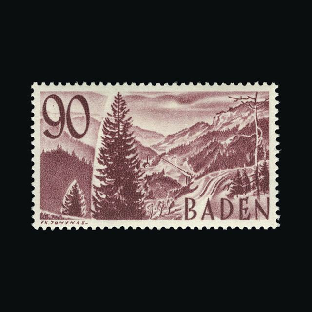 Lot 31742 - German States - Baden 1948-49 - UPA UPA Auction UPA 93 Lot 31742 - German States - Baden 1948-49 - UPA UPA Auction UPA 93