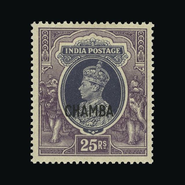 Lot 32154 - India - States - Chamba 1942 - UPA UPA Auction UPA 93 Lot 32154 - India - States - Chamba 1942 - UPA UPA Auction UPA 93