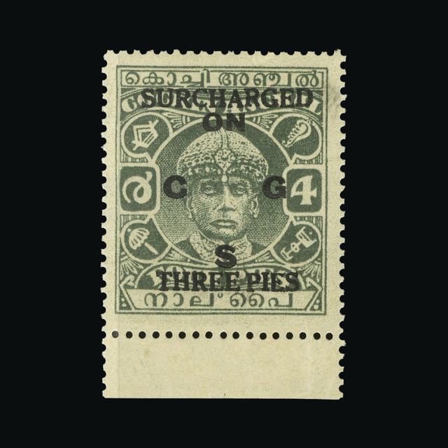 Lot 32171 - India - States - Cochin 1942 - UPA UPA Auction UPA 93 Lot 32171 - India - States - Cochin 1942 - UPA UPA Auction UPA 93