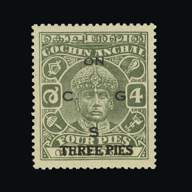 Lot 32174 - India - States - Cochin 1942 - UPA UPA Auction UPA 93 Lot 32174 - India - States - Cochin 1942 - UPA UPA Auction UPA 93