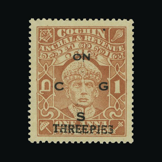 Lot 32175 - India - States - Cochin 1942 - UPA UPA Auction UPA 93 Lot 32175 - India - States - Cochin 1942 - UPA UPA Auction UPA 93