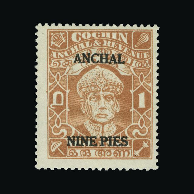 Lot 32181 - India - States - Cochin 1942-44 - UPA UPA Auction UPA 93 Lot 32181 - India - States - Cochin 1942-44 - UPA UPA Auction UPA 93