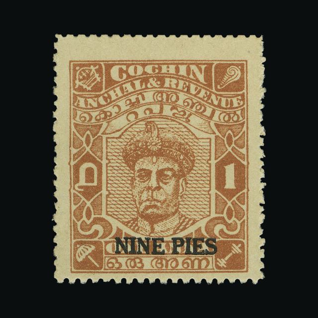 Lot 32197 - India - States - Cochin 1949 - UPA UPA Auction UPA 93 Lot 32197 - India - States - Cochin 1949 - UPA UPA Auction UPA 93