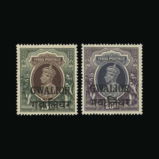 Lot 32199 - India - States - Gwalior 1938-48 - UPA UPA Auction UPA 93 Lot 32199 - India - States - Gwalior 1938-48 - UPA UPA Auction UPA 93