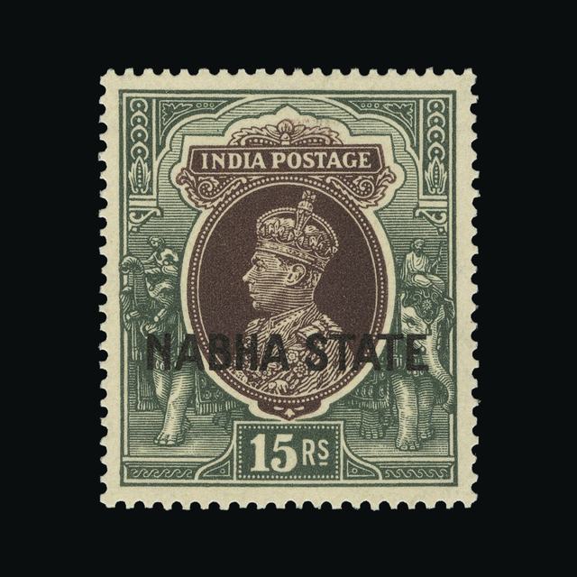 Lot 32233 - India - States - Nabha 1938 - UPA UPA Auction UPA 93 Lot 32233 - India - States - Nabha 1938 - UPA UPA Auction UPA 93