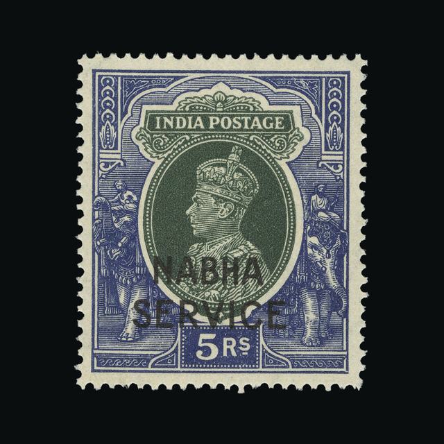 Lot 32234 - India - States - Nabha 1938-43 - UPA UPA Auction UPA 93 Lot 32234 - India - States - Nabha 1938-43 - UPA UPA Auction UPA 93