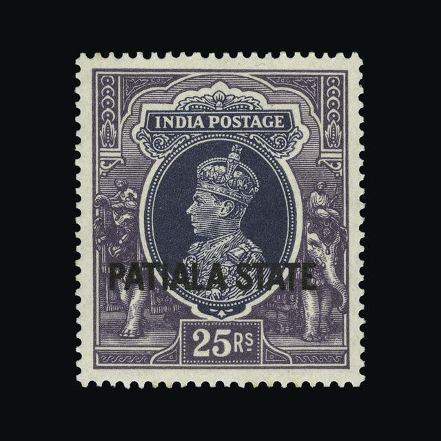 Lot 32244 - India - States - Patiala 1937-38 - UPA UPA Auction UPA 93 Lot 32244 - India - States - Patiala 1937-38 - UPA UPA Auction UPA 93