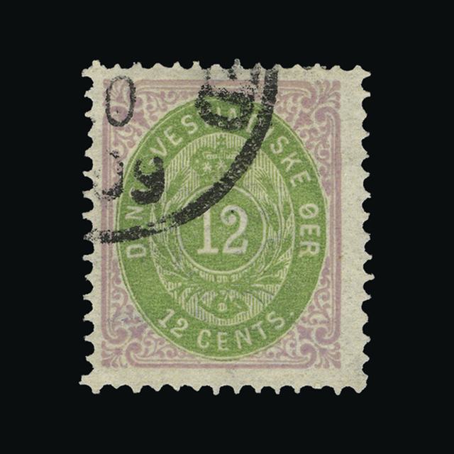 Lot 8308 - danish west indies 1866-1900 -  UPA UPA Auction UPA 93