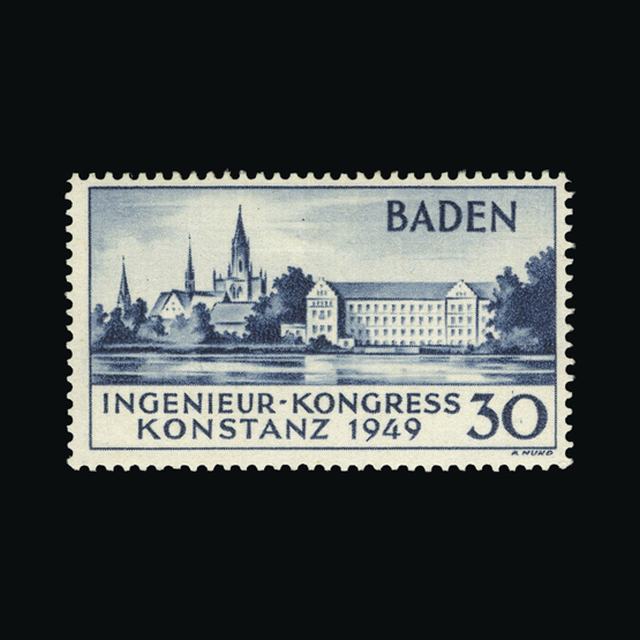 Lot 10277 - Germany - Allied Occupation - French Zone 1949 -  UPA UPA Auction UPA 94