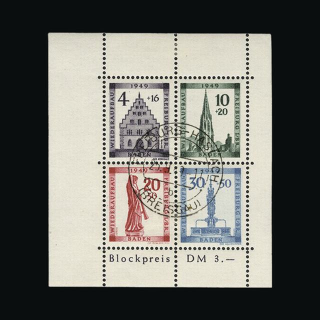 Lot 10279 - Germany - Allied Occupation - French Zone 1949 -  UPA UPA Auction UPA 94