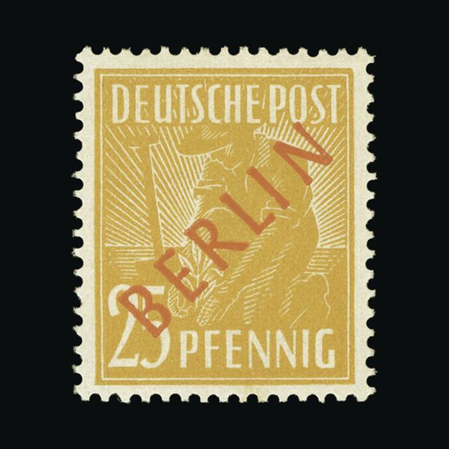 Lot 10458 - germany - west berlin 1949 - UPA UPA Auction UPA 94 Lot 10458 - germany - west berlin 1949 - UPA UPA Auction UPA 94