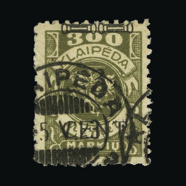 Lot 10585 - germany - memel 1923 -  UPA UPA Auction UPA 94