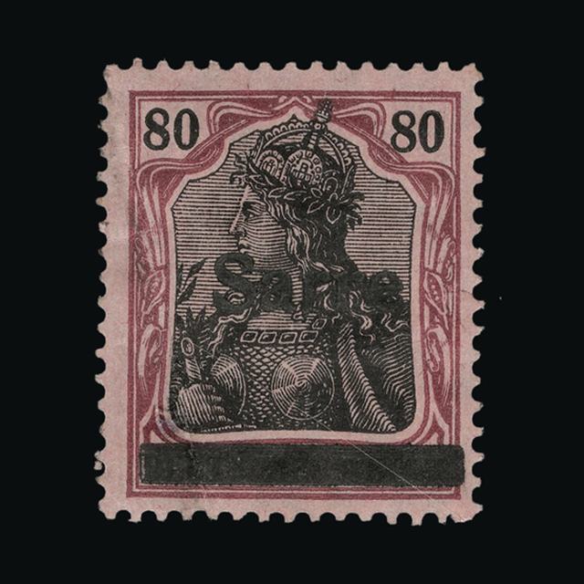 Lot 10590 - germany - saar 1920 - UPA UPA Auction UPA 94 Lot 10590 - germany - saar 1920 - UPA UPA Auction UPA 94
